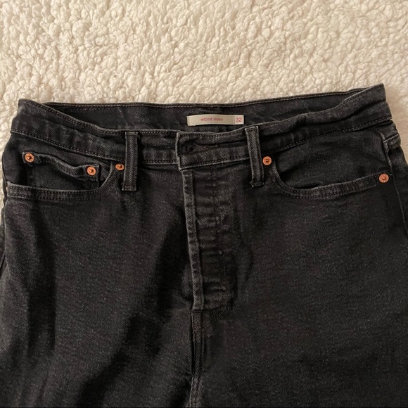 Levi’s Wedgie Skinny Jeans - black wash - Picture 2 of 5